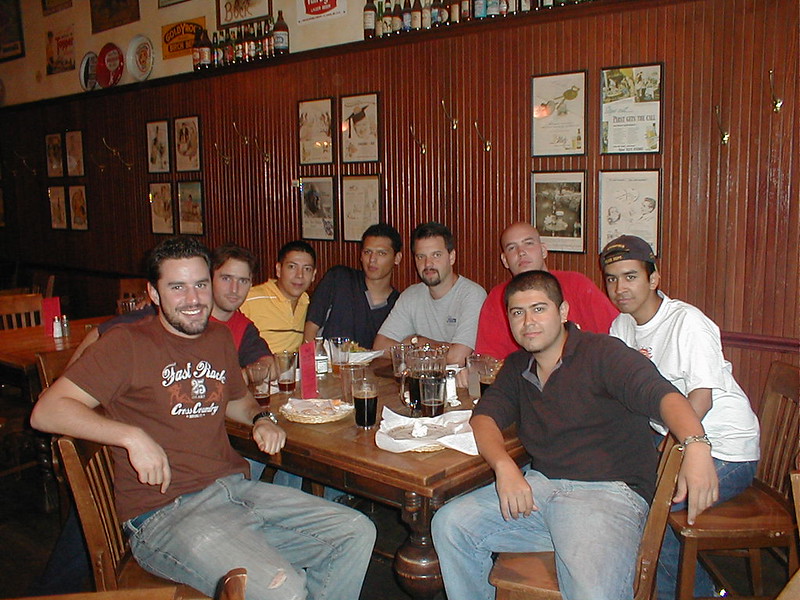 On our first day in Seattle for our summer course in 2004. We went for drinks at the Big Time Brewery which I used to haunt when I was in grad school in the 90s. 
