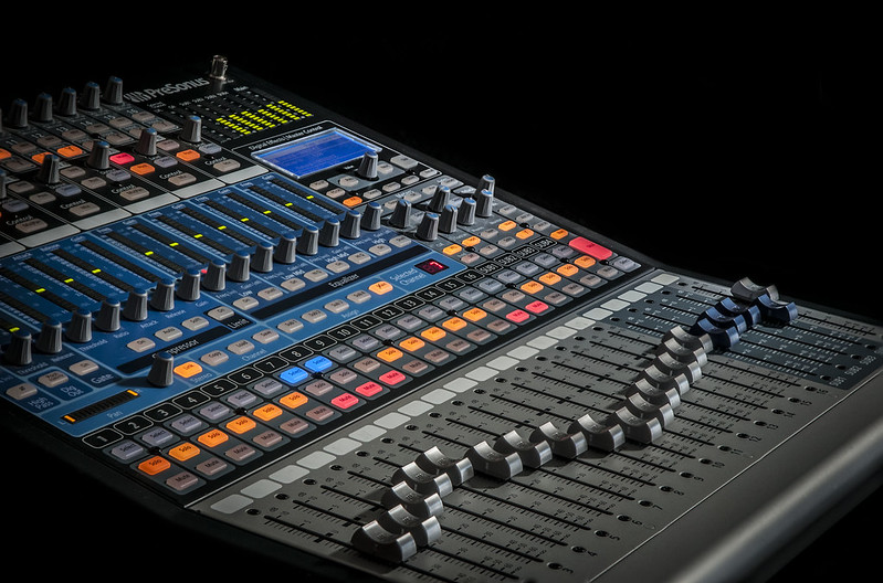 Picture of a audio mixer