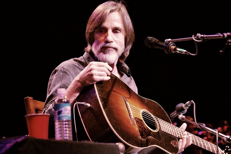 Jackson Browne unplugged and in concert.