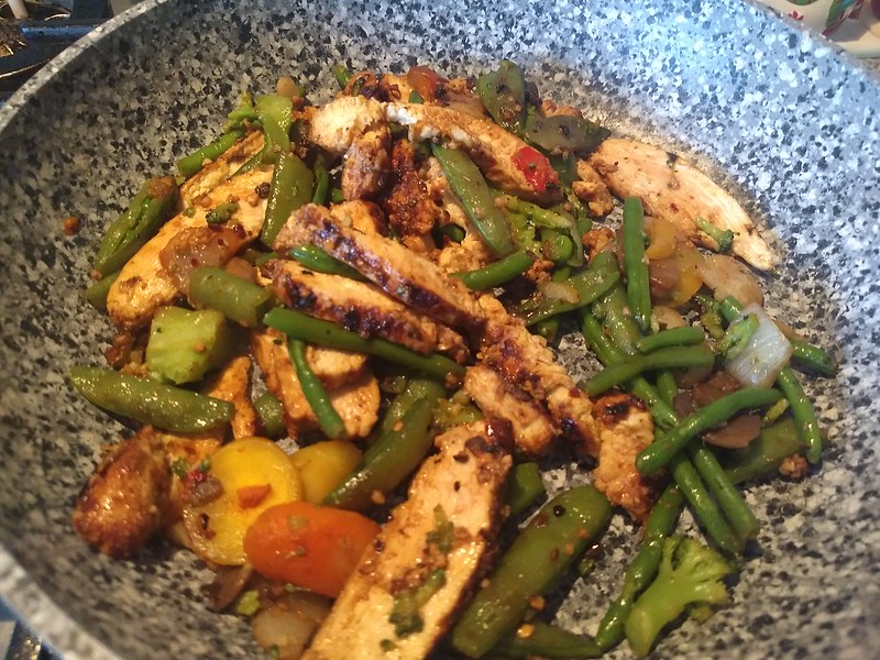 Picture of a Blackened Chicken Stir-fry