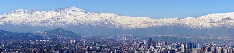   Santiago de Chile desde el Parque Metropolitano. Agosto de 2014